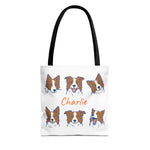 Hand-Drawn Pet Portrait Tote Bag