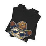 'Merica Cowboy Cat 4th of July T‑Shirt