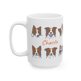 Personalized Dog Face Coffee Mug