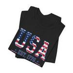 USA Est. 1776 4th of July T‑Shirt