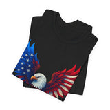 Patriotic Eagle 4th of July T‑Shirt