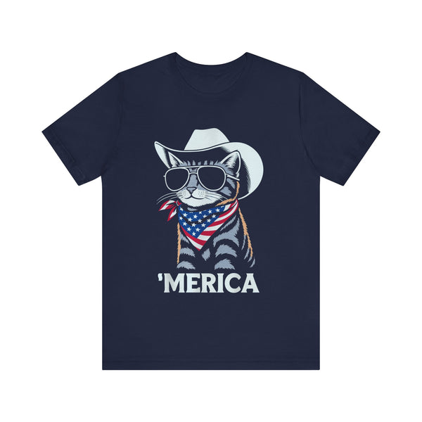 'Merica Cat 4th of July T‑Shirt