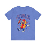 Just Here for the Wieners 4th of July T‑Shirt