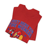 Just Here for the Wieners 4th of July T‑Shirt