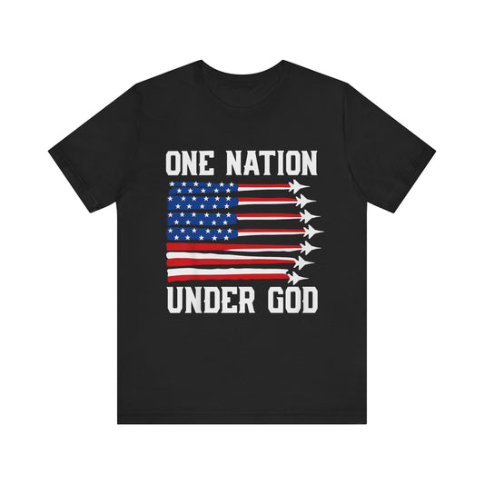 One Nation Under God 4th of July T‑Shirt