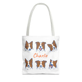 Hand-Drawn Pet Portrait Tote Bag