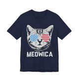 Meowica Cat 4th of July T‑Shirt