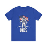 "DIBS" American Space 4th of July T‑Shirt
