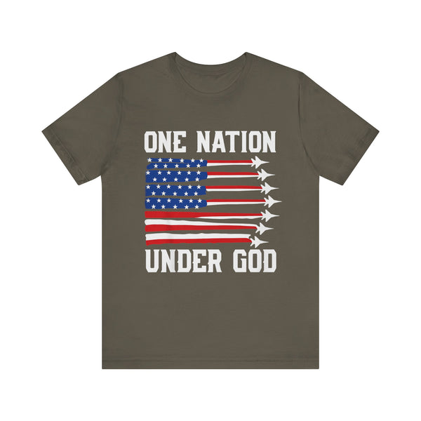 One Nation Under God 4th of July T‑Shirt