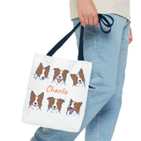 Hand-Drawn Pet Portrait Tote Bag
