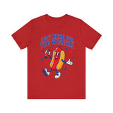 Just Here for the Wieners 4th of July T‑Shirt
