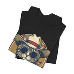 'Merica Cat Cowboy 4th of July T‑Shirt