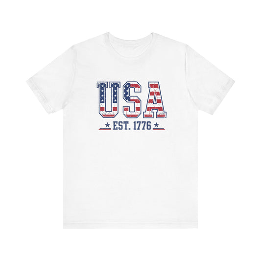 USA Est. 1776 4th of July T‑Shirt