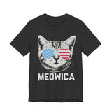 Meowica Cat 4th of July T‑Shirt