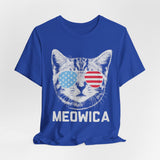 Meowica Cat 4th of July T‑Shirt
