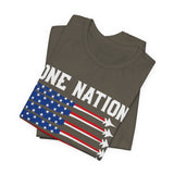 One Nation Under God 4th of July T‑Shirt