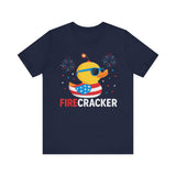 Firecracker Duck Patriotic 4th of July T‑Shirt