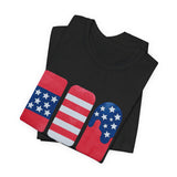 American Flag Ice Pop 4th of July T‑Shirt