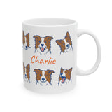 Personalized Dog Face Coffee Mug