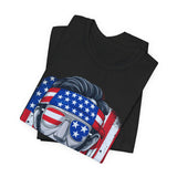 'Merica! Patriotic Abraham Lincoln 4th of July T‑Shirt