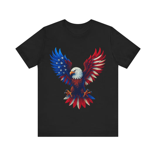 Patriotic Eagle 4th of July T‑Shirt