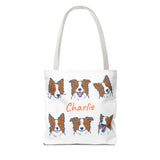 Hand-Drawn Pet Portrait Tote Bag
