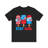 Patriotic Popsicle 'Stay Cool' 4th of July T‑Shirt