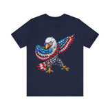 Patriotic American Flag Eagle 4th of July T‑Shirt