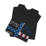 Stand for the Flag, Kneel for the Cross 4th of July T‑Shirt