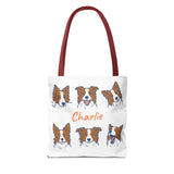 Hand-Drawn Pet Portrait Tote Bag