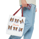 Hand-Drawn Pet Portrait Tote Bag