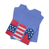 American Flag Ice Pop 4th of July T‑Shirt