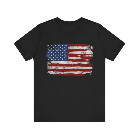 American Flag 4th of July T‑Shirt