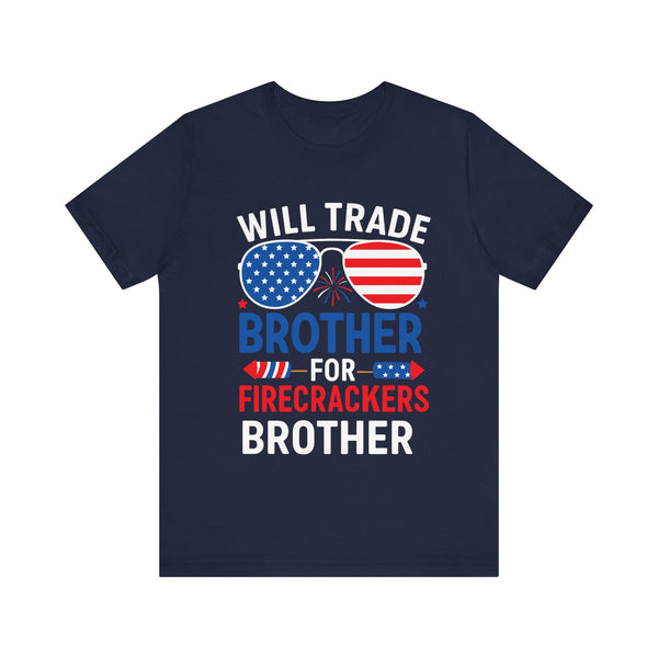 Brother For Firecrackers 4th of July T‑Shirt