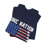 One Nation Under God 4th of July T‑Shirt