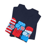 Patriotic Popsicle 'Stay Cool' 4th of July T‑Shirt