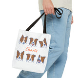 Hand-Drawn Pet Portrait Tote Bag