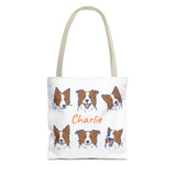 Hand-Drawn Pet Portrait Tote Bag