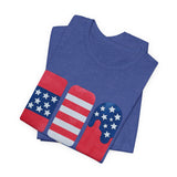 American Flag Ice Pop 4th of July T‑Shirt