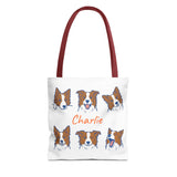 Hand-Drawn Pet Portrait Tote Bag