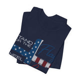 Stand for the Flag, Kneel for the Cross 4th of July T‑Shirt