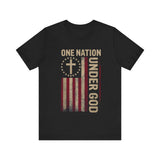 One Nation Under God  4th of July T‑Shirt