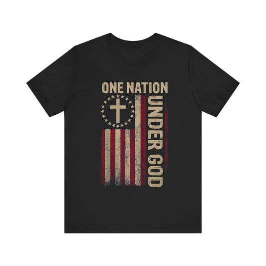 One Nation Under God  4th of July T‑Shirt