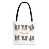 Hand-Drawn Pet Portrait Tote Bag