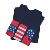 American Flag Ice Pop 4th of July T‑Shirt