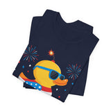 Firecracker Duck Patriotic 4th of July T‑Shirt