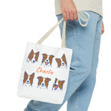 Hand-Drawn Pet Portrait Tote Bag