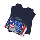 'Merica! Patriotic Abraham Lincoln 4th of July T‑Shirt