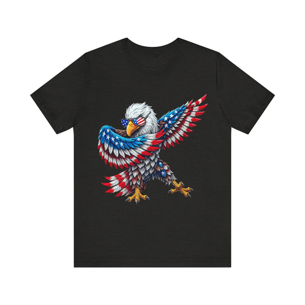 Patriotic American Flag Eagle 4th of July T‑Shirt