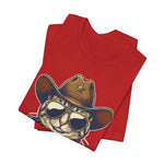 'Merica Cowboy Cat 4th of July T‑Shirt